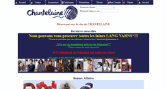 Desktop Screenshot of chantelaine.fr